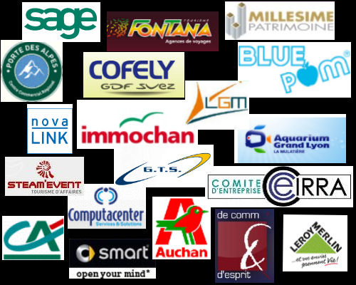 Sage fontana millesime patrimoine centre commercial auchan porte des alpes auchan lyon saint priest cofely gdf suez novalink immochan aquarium du grand lyon la mulati�re steam events gts cirra computacenter cr�dit agricole auchan smart leroy merlin de com et d'esprit